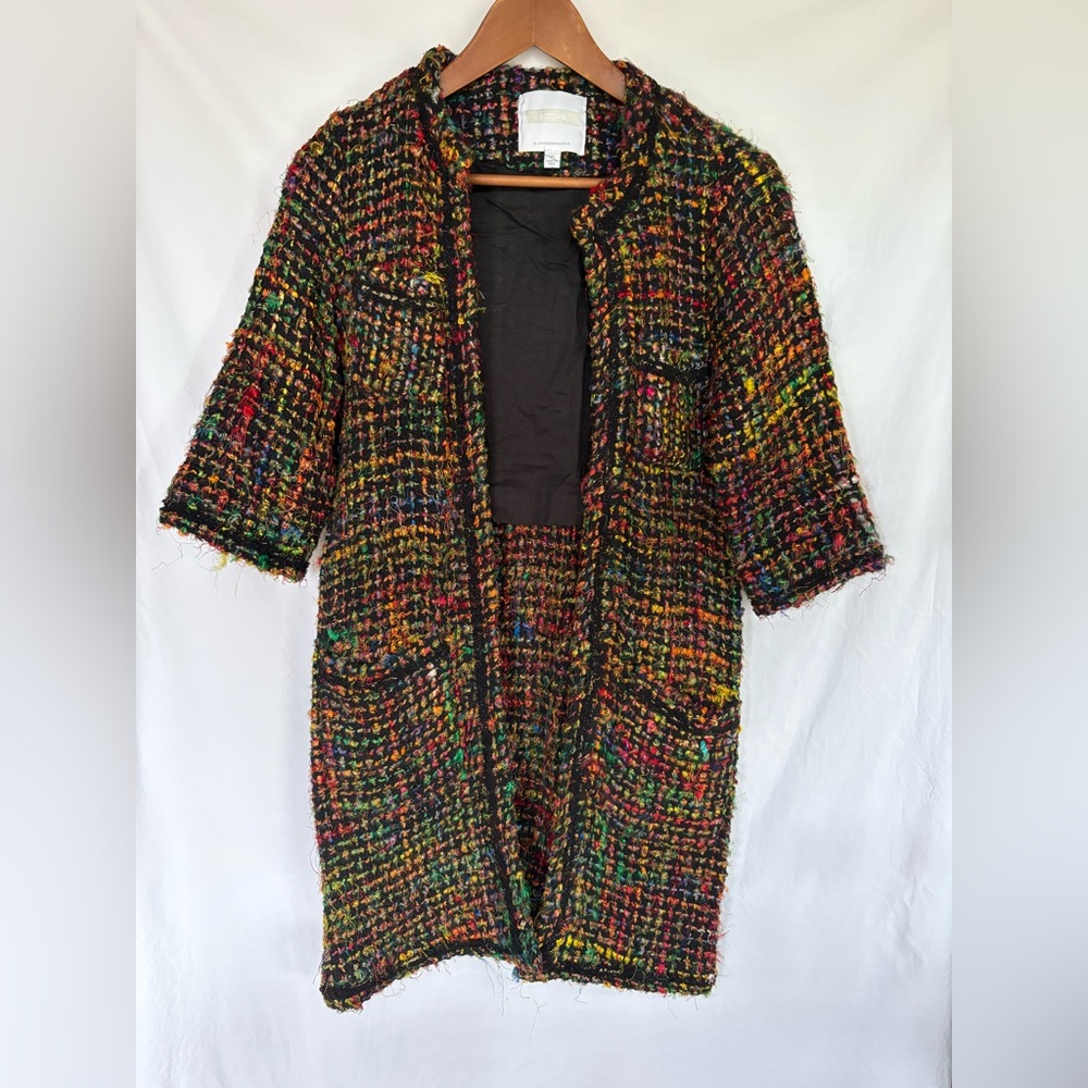 Anthropologie tweed coat